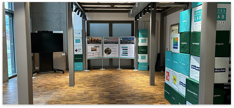 Ausstellungsbereich einer InfraLab-Veranstaltung
